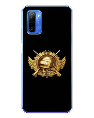 Чохол для Ulefone Note 12 з картинкою «PUBG — помаранчевий градієнт»