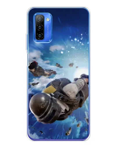 Чохол для Ulefone Note 12 з картинкою «Десант PUBG — стрибок»
