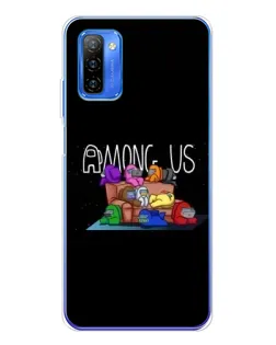 Чехол для Ulefone Note 12 с картинкой «Логотип Among Us» Чехол для Ulefone Note 12 с картинкой «Логотип Among Us»