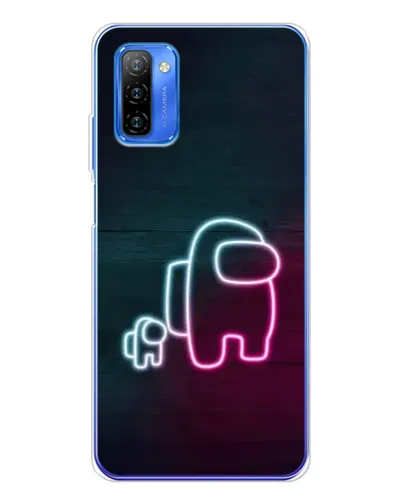 Чохол для Ulefone Note 12 з картинкою «Among Us неон-арт» Чохол для Ulefone Note 12 з картинкою «Among Us неон-арт»