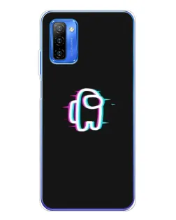 Чохол для Ulefone Note 12 з картинкою «Among Us неон»