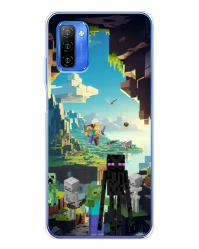 Чохол для Ulefone Note 12 з картинкою «Ендермен у лісі» Чохол для Ulefone Note 12 з картинкою «Ендермен у лісі»