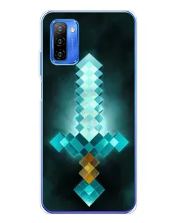Чохол для Ulefone Note 12 з картинкою «Алмазний меч неон»