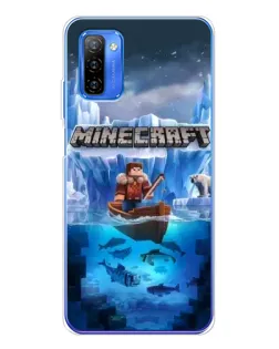 Чохол для Ulefone Note 12 з картинкою «Minecraft льодянийсвіт»
