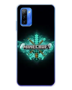 Чохол для Ulefone Note 12 з картинкою «Minecraft Diamond лого»