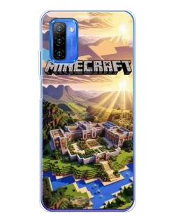 Чохол для Ulefone Note 12 з картинкою «Minecraft панорама»