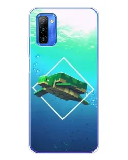 Чохол для Ulefone Note 12 з картинкою «Черепаха Minecraft»