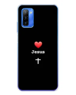 Чохол для Ulefone Note 12 з картинкою «Серце - Jesus» Чохол для Ulefone Note 12 з картинкою «Серце - Jesus»