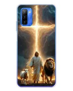 Чохол для Ulefone Note 12 з картинкою «Лев Юди та Світло» Чохол для Ulefone Note 12 з картинкою «Лев Юди та Світло»