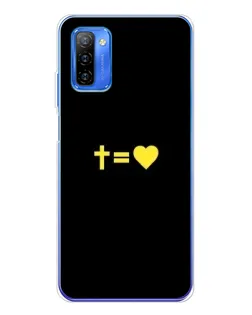 Чохол для Ulefone Note 12 з картинкою «Серце та Хрест»
