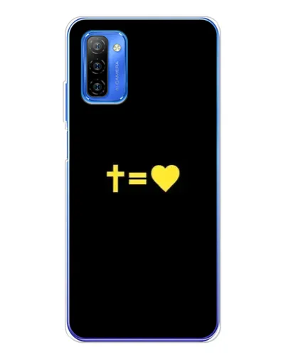 Чохол для Ulefone Note 12 з картинкою «Серце та Хрест» Чохол для Ulefone Note 12 з картинкою «Серце та Хрест»
