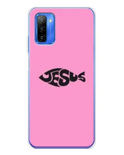 Чохол для Ulefone Note 12 з картинкою «Рожевий символ Jesus»