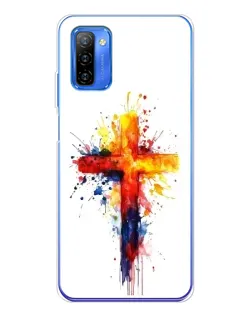 Чохол для Ulefone Note 12 з картинкою «Акварельний хрест»