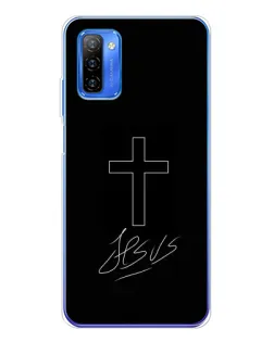 Чехол для Ulefone Note 12 с картинкой «Графический крест Jesus» Чехол для Ulefone Note 12 с картинкой «Графический крест Jesus»
