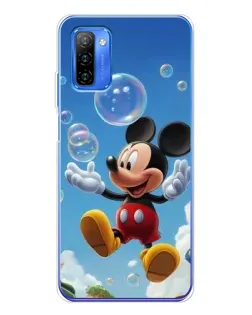 Чехол для Ulefone Note 12 с картинкой «Mickey и мыльные пузыри» Чехол для Ulefone Note 12 с картинкой «Mickey и мыльные пузыри»