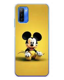 Чехол для Ulefone Note 12 с картинкой «Микки на желтом»