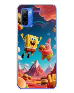 Чехол для Ulefone Note 12 с картинкой «Космический фастфуд» Чехол для Ulefone Note 12 с картинкой «Космический фастфуд»