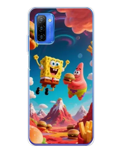 Чехол для Ulefone Note 12 с картинкой «Космический фастфуд» Чехол для Ulefone Note 12 с картинкой «Космический фастфуд»