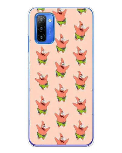 Чехол для Ulefone Note 12 с картинкой «Патрик Стар паттерн» Чехол для Ulefone Note 12 с картинкой «Патрик Стар паттерн»