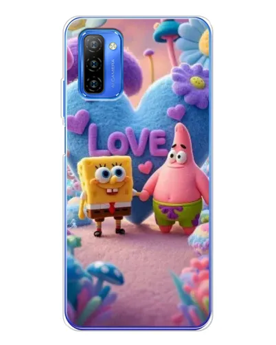 Чехол для Ulefone Note 12 с картинкой «Губка Боб Патрик»