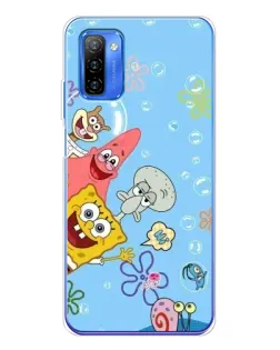 Чехол для Ulefone Note 12 с картинкой «Веселые пузырьки»