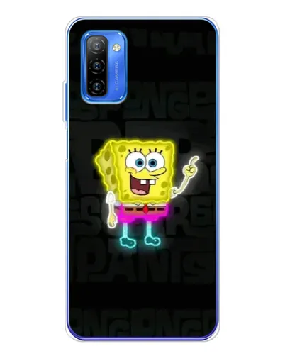 Чехол для Ulefone Note 12 с картинкой «Неоновый Губка Боб» Чехол для Ulefone Note 12 с картинкой «Неоновый Губка Боб»