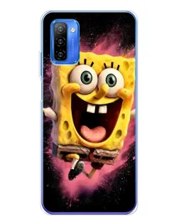Чехол для Ulefone Note 12 с картинкой «Взрывной Спанч Боб»
