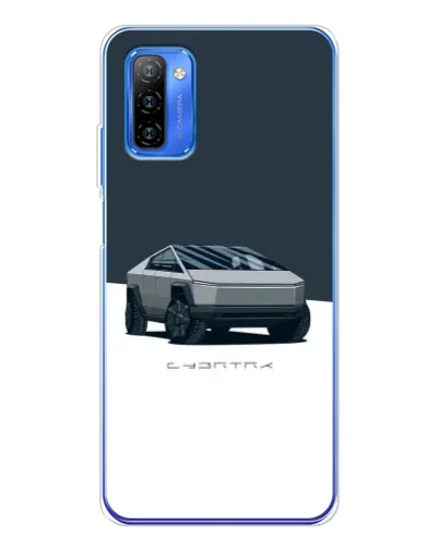 Чехол для Ulefone Note 12 с картинкой «Серебристый Cybertruck Tesla» Чехол для Ulefone Note 12 с картинкой «Серебристый Cybertruck Tesla»