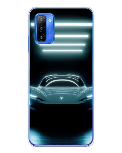 Чехол для Ulefone Note 12 с картинкой «Tesla в неоне» Чехол для Ulefone Note 12 с картинкой «Tesla в неоне»