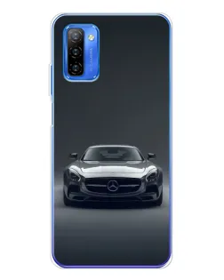 Чехол для Ulefone Note 12 с картинкой «Mercedes на черном»