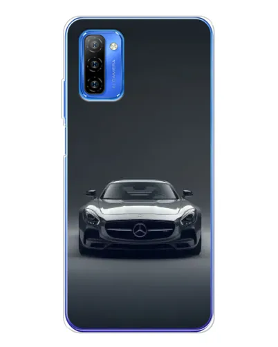 Чехол для Ulefone Note 12 с картинкой «Mercedes на черном»