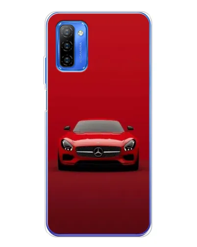 Чехол для Ulefone Note 12 с картинкой «Красный Mercedes AMG»