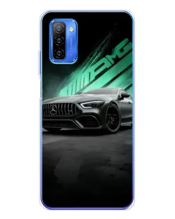 Чехол для Ulefone Note 12 с картинкой «Темный Mercedes AMG»