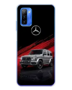 Чехол для Ulefone Note 12 с картинкой «Mercedes G-Class красный»