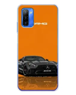 Чехол для Ulefone Note 12 с картинкой «Оранжевый Mercedes AMG»