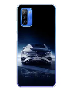 Чехол для Ulefone Note 12 с картинкой «Ночной Mercedes EQ»