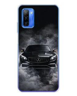 Чехол для Ulefone Note 12 с картинкой «Mercedes в дыму»