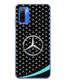 Чехол для Ulefone Note 12 с картинкой «Mercedes — бирюзовый акцент»