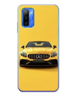Чехол для Ulefone Note 12 с картинкой «Желтый Mercedes GT»