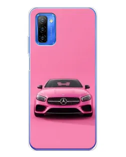 Чехол для Ulefone Note 12 с картинкой «Розовый Mercedes AMG»