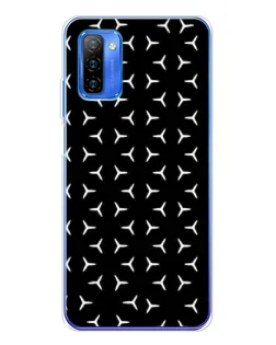 Чехол для Ulefone Note 12 с картинкой «Mercedes паттерн звезд»