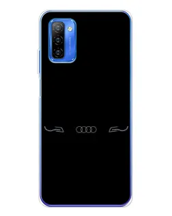 Чехол для Ulefone Note 12 с картинкой «Audi — световой подпись»