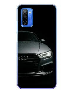 Чехол для Ulefone Note 12 с картинкой «Audi — детализация кузова»