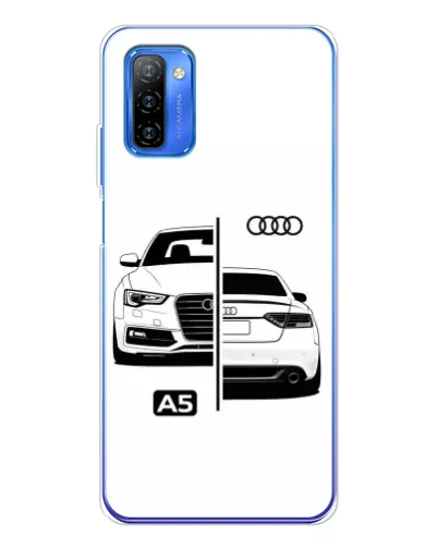 Чехол для Ulefone Note 12 с картинкой «Audi — контрастный дизайн» Чехол для Ulefone Note 12 с картинкой «Audi — контрастный дизайн»