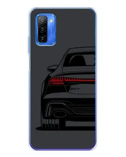 Чехол для Ulefone Note 12 с картинкой «Задняя часть Audi — арт»
