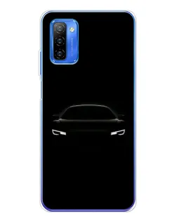 Чехол для Ulefone Note 12 с картинкой «Взгляд Audi в темноте»