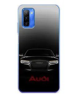 Чехол для Ulefone Note 12 с картинкой «Audi — градиентный контур»