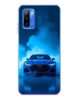 Чехол для Ulefone Note 12 с картинкой «Audi — голубая энергия»