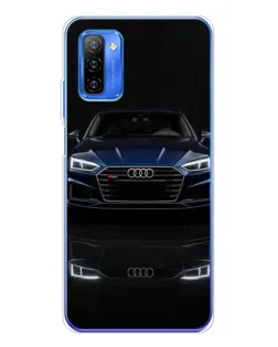 Чехол для Ulefone Note 12 с картинкой «Audi — ночное отражение»