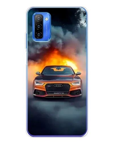 Чехол для Ulefone Note 12 с картинкой «Audi в огненном дыму» Чехол для Ulefone Note 12 с картинкой «Audi в огненном дыму»
